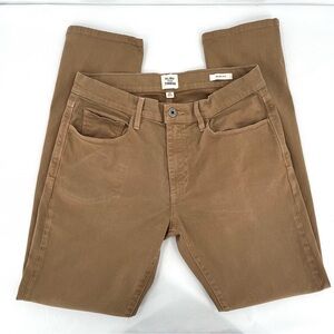 Flint and Tinder Classic Brown Chinos Size 32